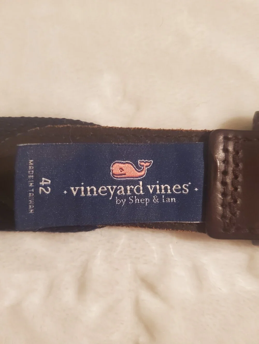 Vineyard Vines Leather Belt Mens 42